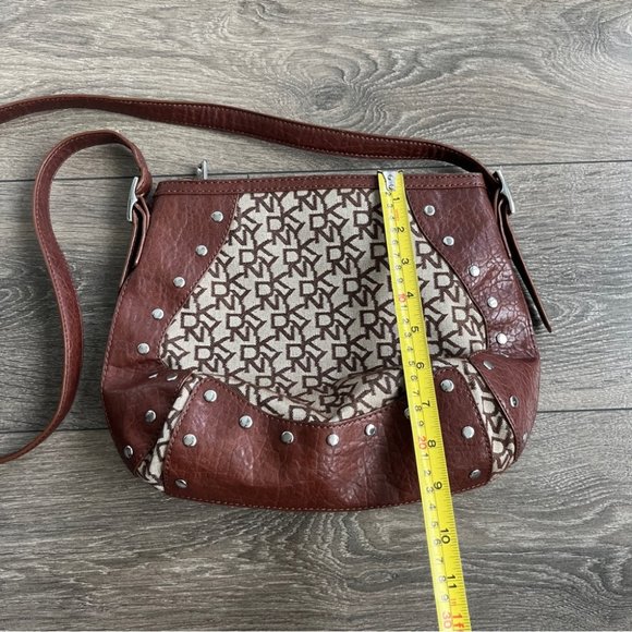 DKNY Print Stud Crossbody Bag - Picture 10 of 10